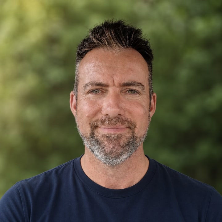 Sebastian Stallard, founder of Distil, outdoors in natural light
